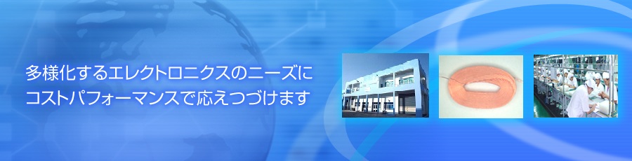 多様化するエレクトロニクスのニーズにコストパフォーマンスで応えつづけます
